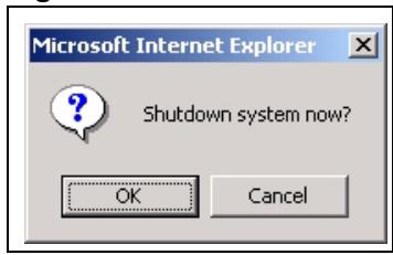 ZYXEL NSA-2400-1T - Shutdown Screen - 3