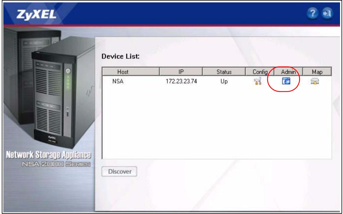ZYXEL NSA-2400-1T - Access the NSA-2400 Via NDU - 1