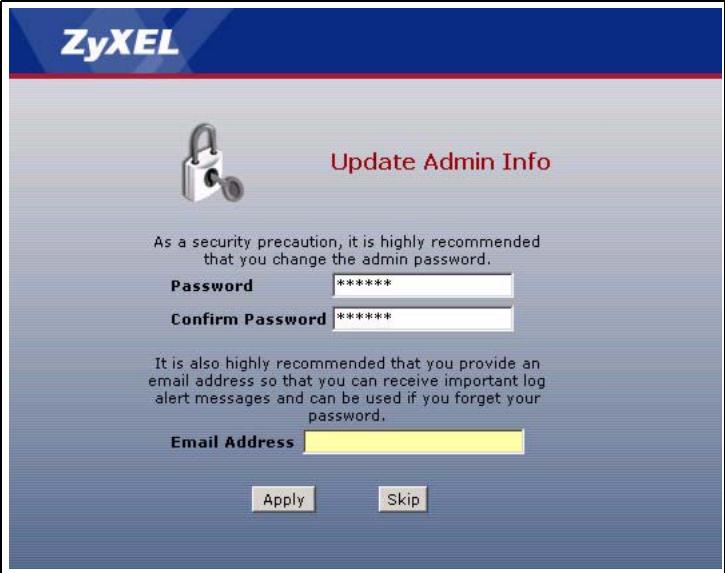 ZYXEL NSA-2400-1T - Login - 3