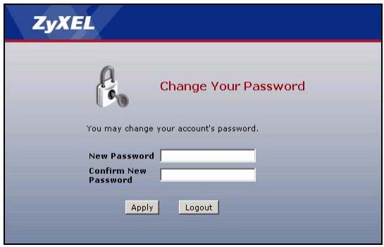 ZYXEL NSA-2400-1T - User Password Management - 2