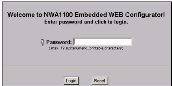 ZYXEL NWA-1100 - Eseguire il login nella strumento di configurazione Web - 3