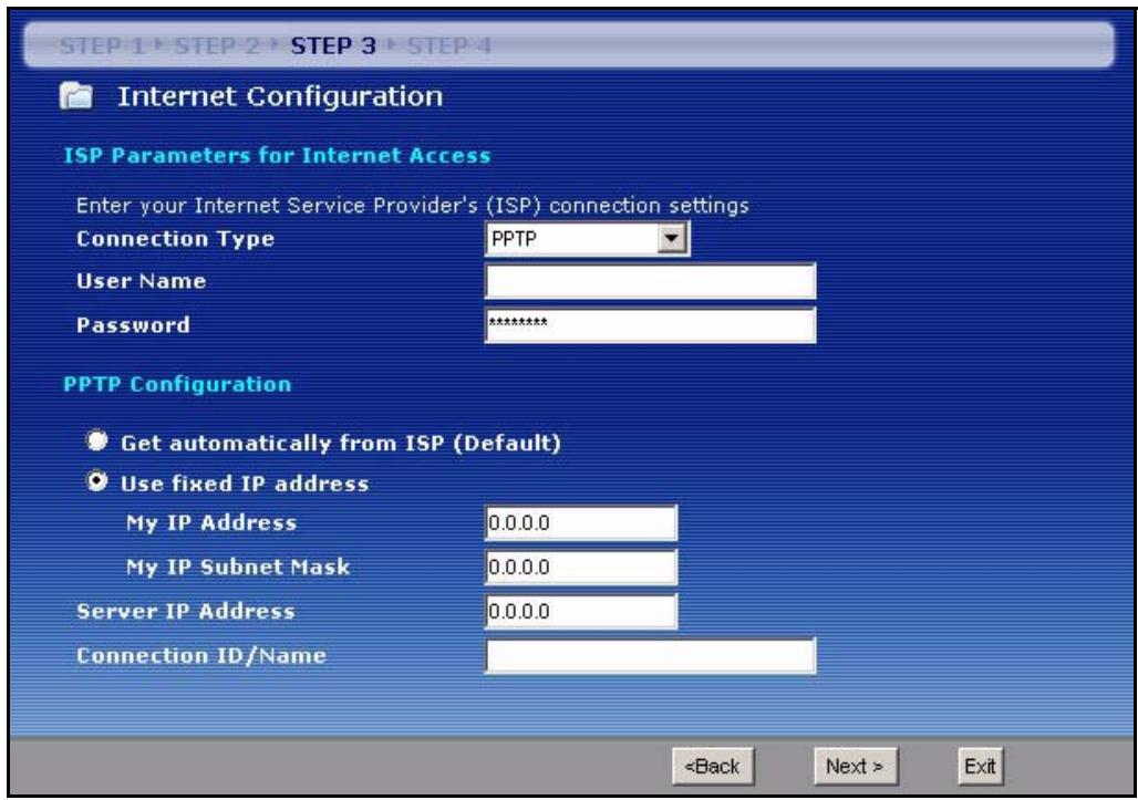 ZYXEL P-334U - PPTP Connection - 1