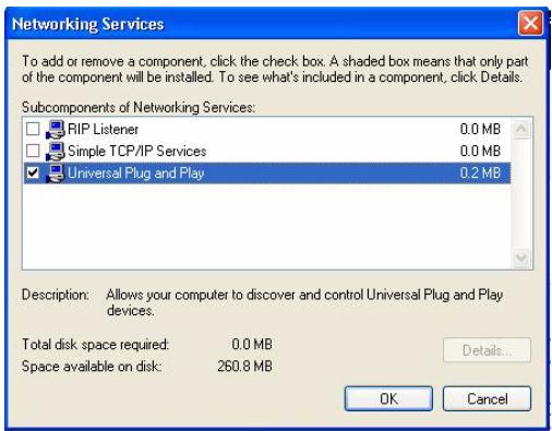 ZYXEL P-334U - Installing UPnP in Windows XP - 3
