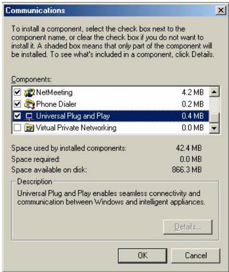 ZYXEL P-334U - Installing UPnP in Windows Me - 2
