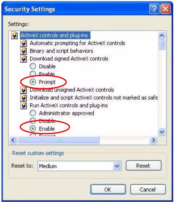 ZYXEL P-334U - ActiveX Controls in Internet Explorer - 2