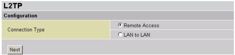 ZYXEL P-794M - Creating a New L2TP Rule - 1
