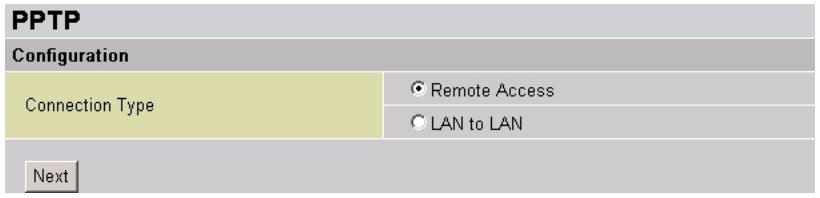 ZYXEL P-794M - Creating a PPTP VPN Rule - 1