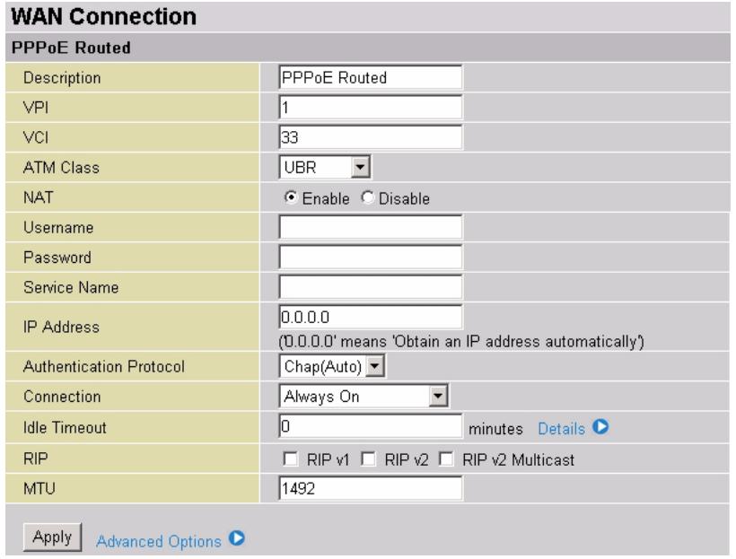 ZYXEL P-794M - Edit Settings - 1
