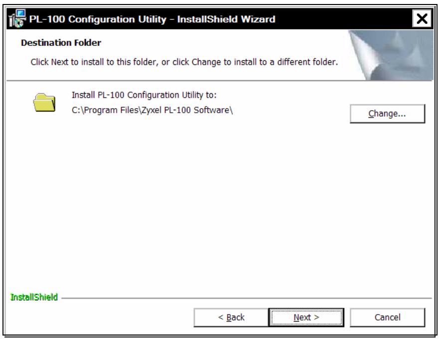 ZYXEL PL-100 - Installation of the Utility - 3
