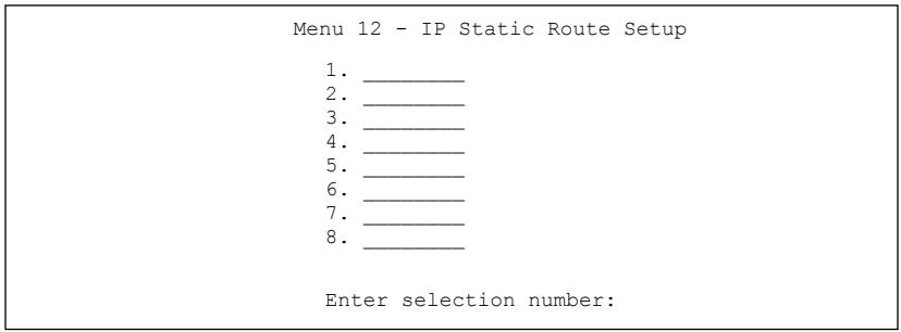 ZYXEL PRESTIGE 202H - Static Route Overview - 2