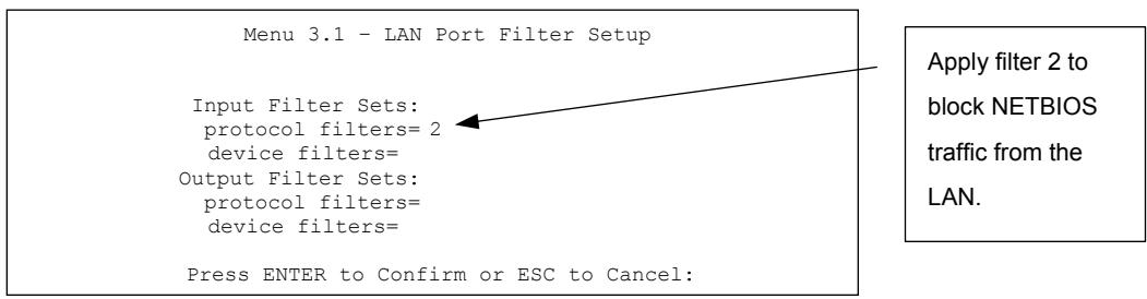 ZYXEL PRESTIGE 202H - Ethernet Traffic - 1