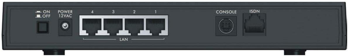 ZYXEL PRESTIGE 202H - Rear Panel and Connections - 1