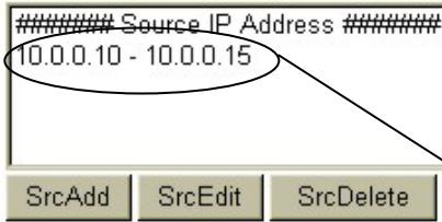 ZYXEL PRESTIGE 202H - Firewall-WAN to LAN-Edit Rule 3 - 1