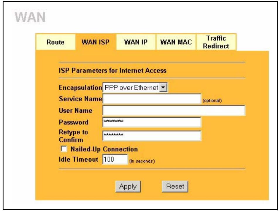 ZYXEL PRESTIGE 2302RL - PPPoE Encapsulation - 1