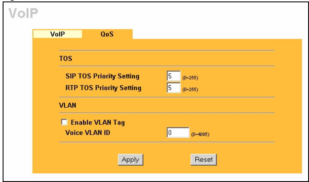 ZYXEL PRESTIGE 2302RL - QoS Configuration - 1