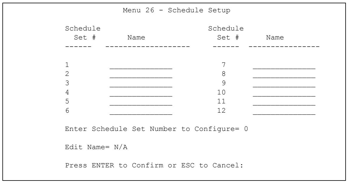 ZYXEL PRESTIGE 2302RL - Introduction to Call Scheduling - 1
