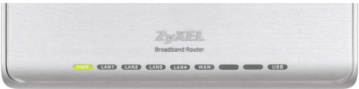 ZYXEL PRESTIGE 335 GUICK START GUIDE - Leds du panneau frontal - 1