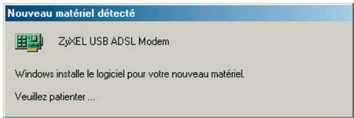 ZYXEL PRESTIGE 623 - Installation du logiciel/pilote USB sous Windows 98SE/ME - 6