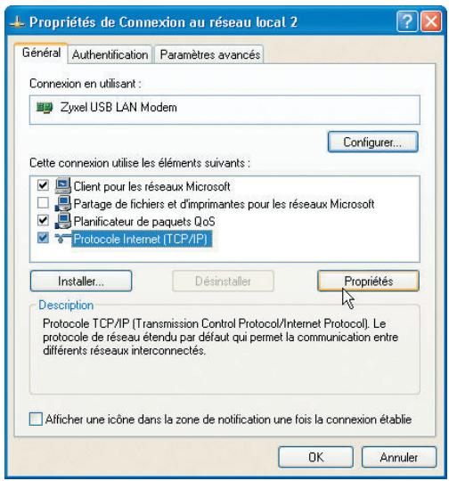 ZYXEL PRESTIGE 623 - Configuration TCP/IP - 1