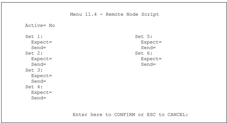 ZYXEL PRESTIGE 652HI - Editing Login Script - 1