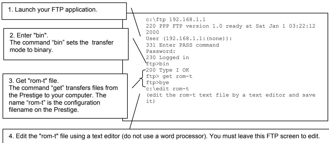ZYXEL PRESTIGE 652HI - Internal SPTGEN File Modification - Important Points to Remember - 1