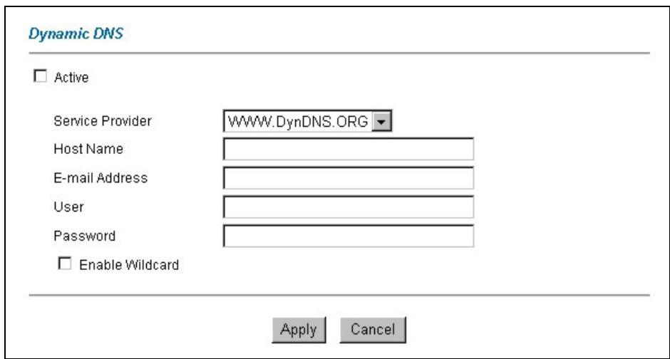 ZYXEL PRESTIGE 652HI - Configuring Dynamic DNS - 1