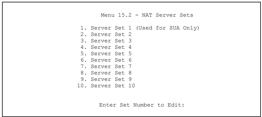 ZYXEL PRESTIGE 652HI - Configuring a Server behind NAT - 1