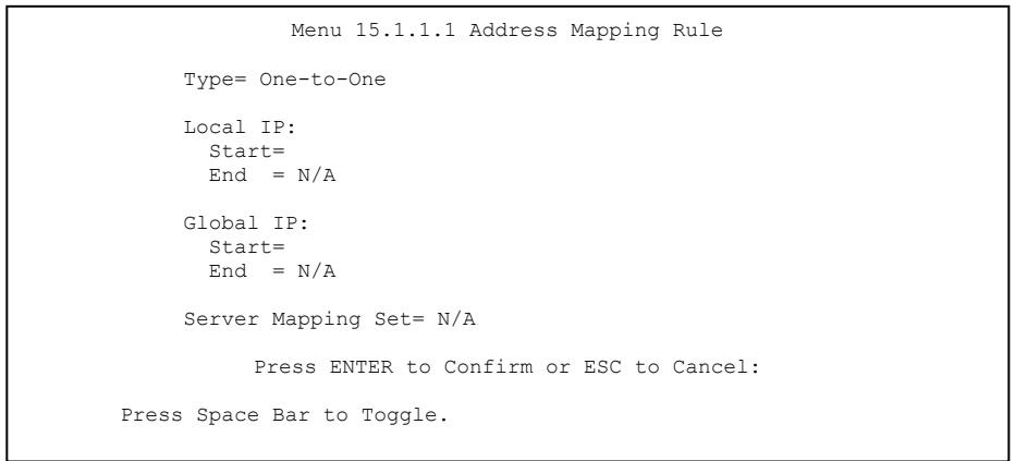 ZYXEL PRESTIGE 652HI - Ordering Your Rules - 1