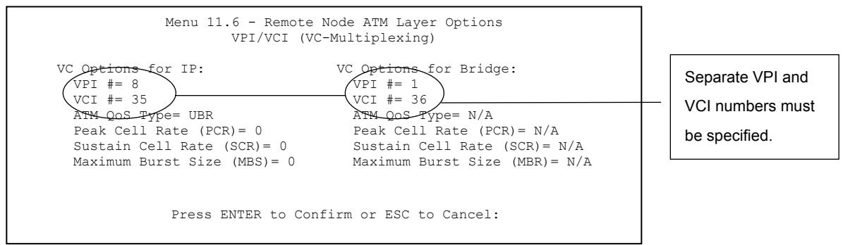 ZYXEL PRESTIGE 652HI - VC-based Multiplexing (non-PPP Encapsulation) - 1