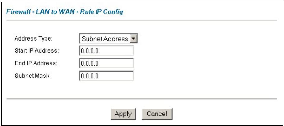 ZYXEL PRESTIGE 652HWI - Source and Destination Addresses - 1