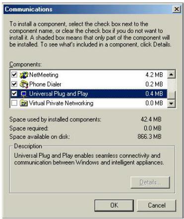 ZYXEL PRESTIGE 652HWI - Installing UPnP in Windows Me - 2