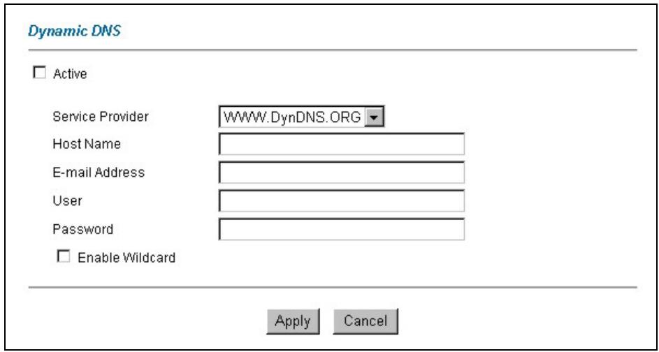 ZYXEL PRESTIGE 652HWI - Configuring Dynamic DNS - 1