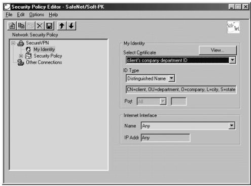 ZYXEL ZYWALL 100 - Configuring a security policy on the Soft-PK - 4