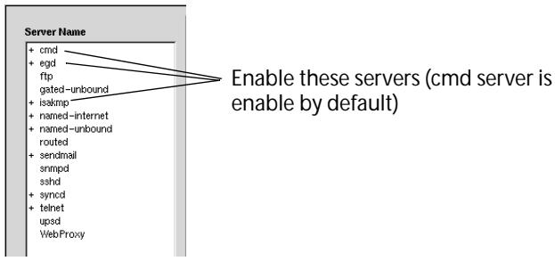 ZYXEL ZYWALL 100 - Enabling the VPN servers - 1