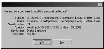 ZYXEL ZYWALL 100 - Importing certificate in Soft-PK - 6