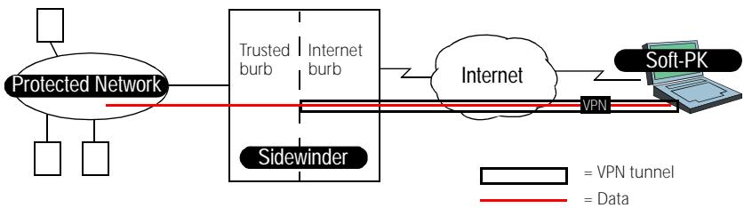 ZYXEL ZYWALL 100 - Determining where you will terminate your VPNs - 1