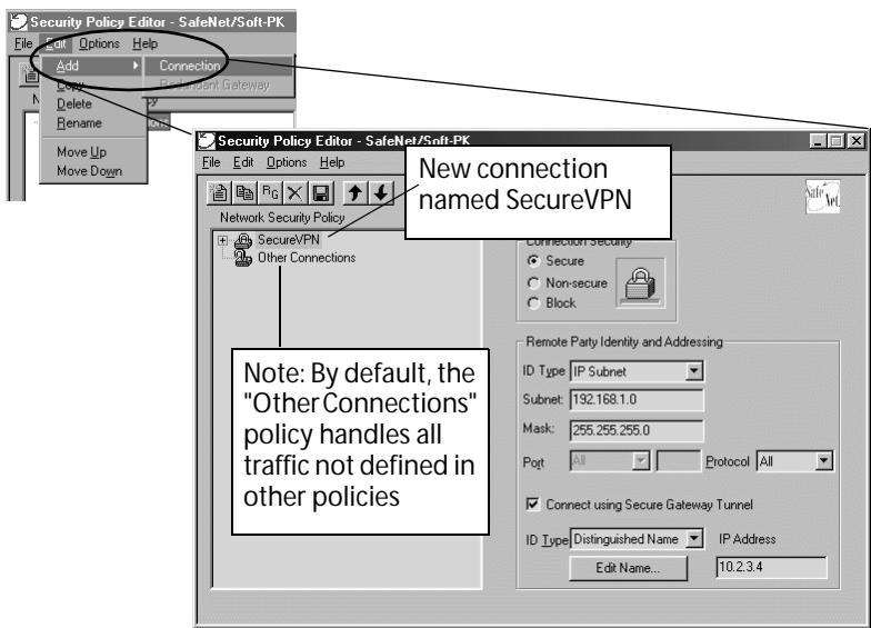 ZYXEL ZYWALL 100 - Configuring a security policy on the Soft-PK - 1