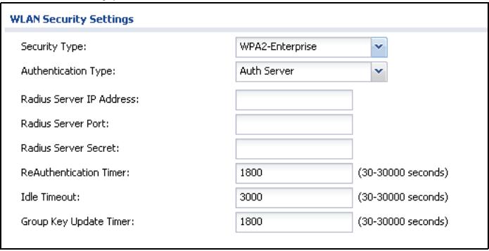 ZYXEL ZYWALL USG 20 - WLAN Add/Edit: WPA/WPA2 Security - 1
