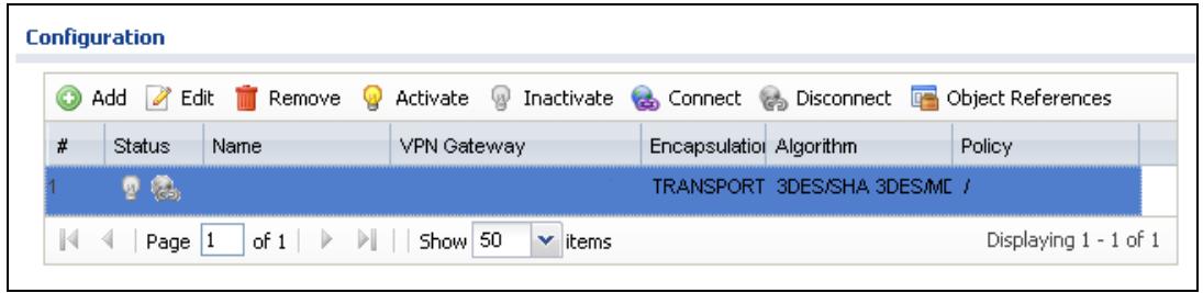 ZYXEL ZYWALL USG 20 - Working with Table Entries - 1