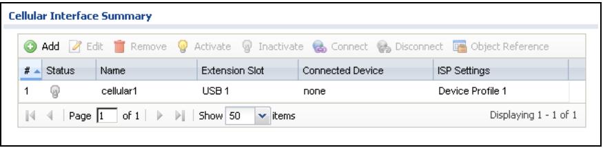 ZYXEL ZYWALL USG 20 - Cellular Configuration Screen (3G) - 1