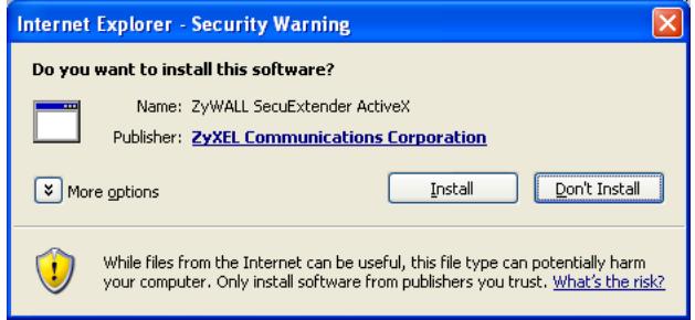 ZYXEL ZYWALL USG 20 - Remote User Login - 6