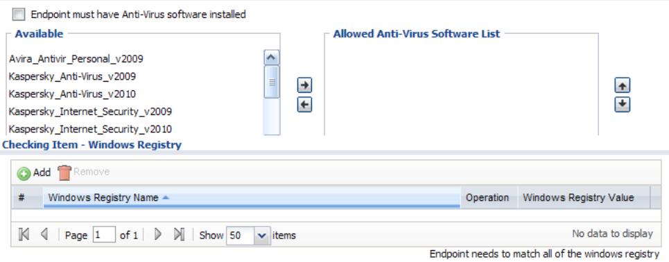 ZYXEL ZYWALL USG 20 - Checking Item - Anti-Virus Software - 1