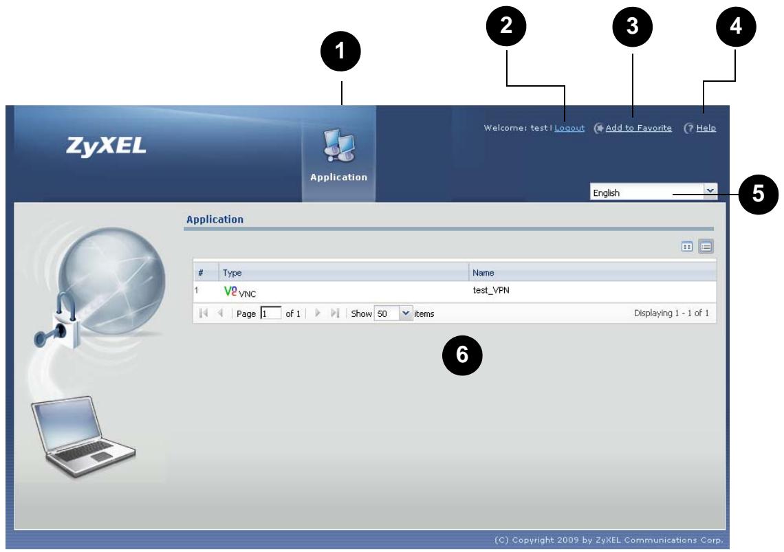 ZYXEL ZYWALL USG 20 - The SSL VPN User Screens - 1