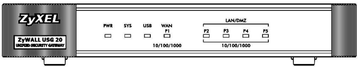 ZYXEL ZYWALL USG 20 - Front Panel - 1