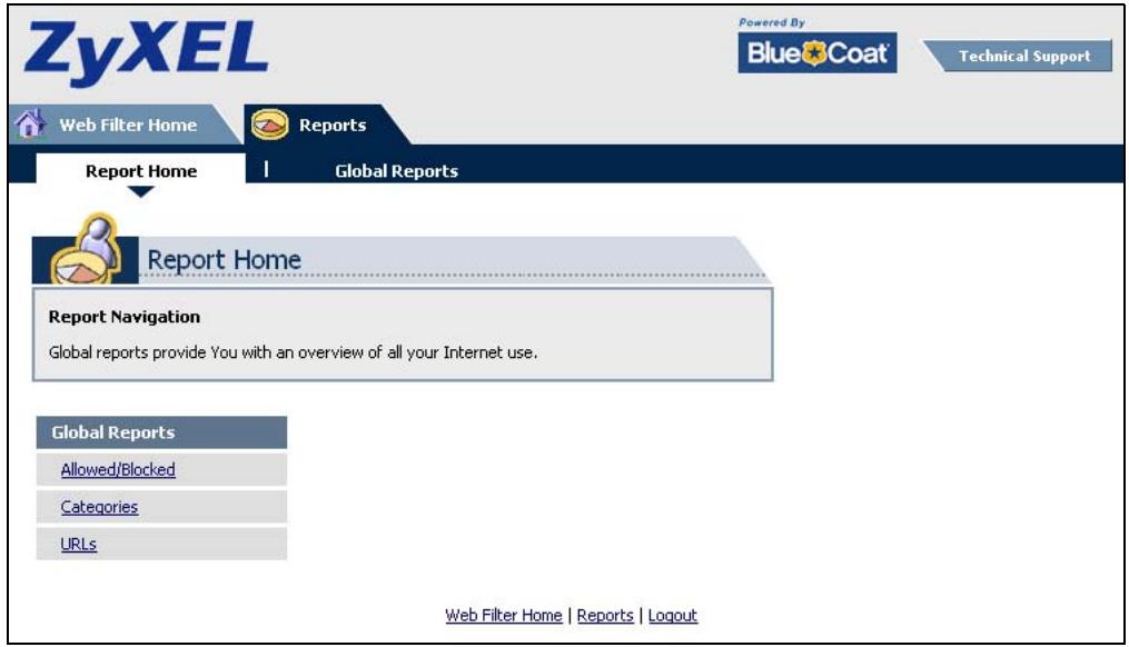 ZYXEL ZYWALL USG 20 - Viewing Content Filter Reports - 5