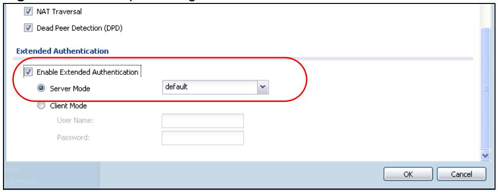 ZYXEL ZYWALL USG 20 - Example: Selecting a VPN Authentication Method - 1