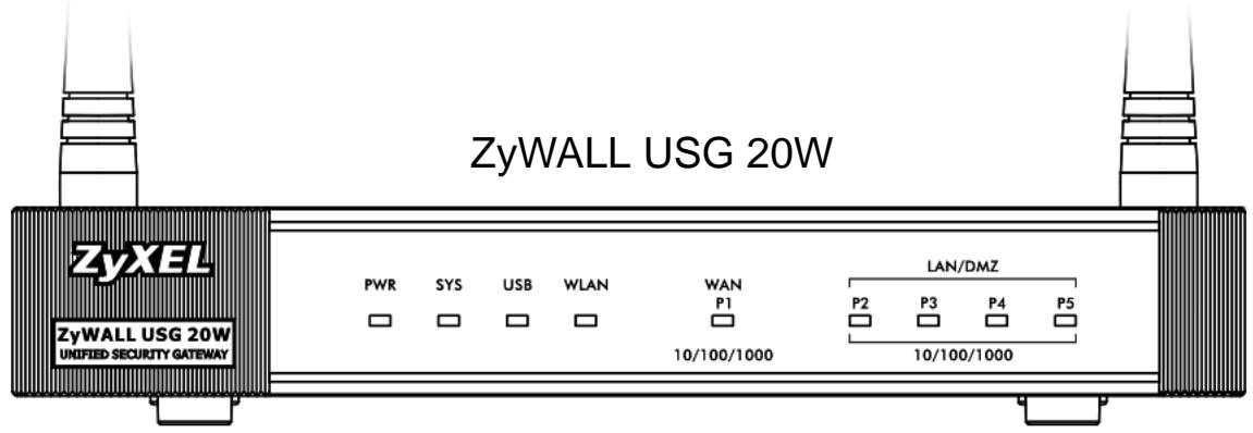 ZYXEL ZYWALL USG 20 - Front Panel - 2
