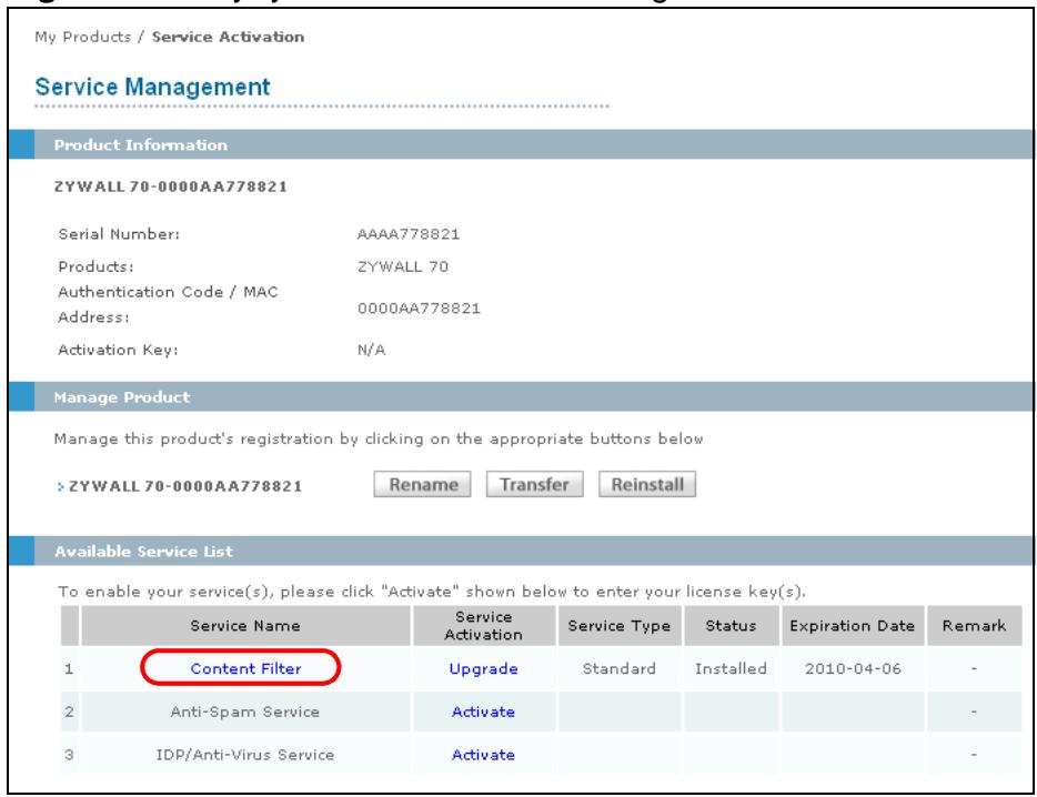 ZYXEL ZYWALL USG 20 - Viewing Content Filter Reports - 3