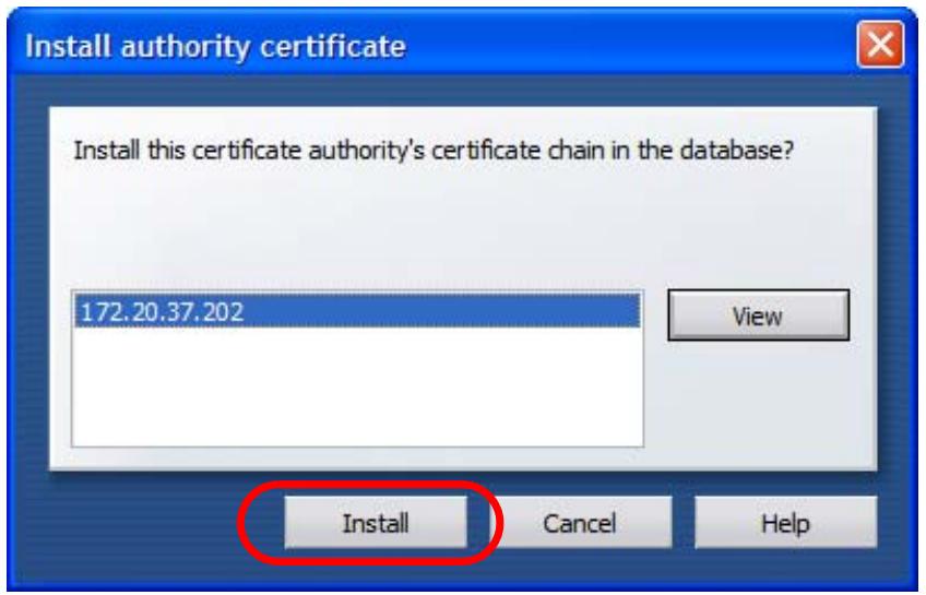 ZYXEL ZYWALL USG 20 - Use the Import certificate dialog box to locate the certificate and then click Open. - 2