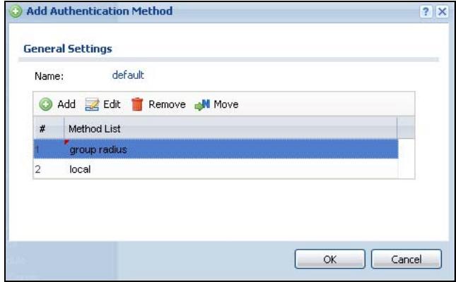 ZYXEL ZYWALL USG 20 - Set Up User Authentication Using the RADIUS Server - 2